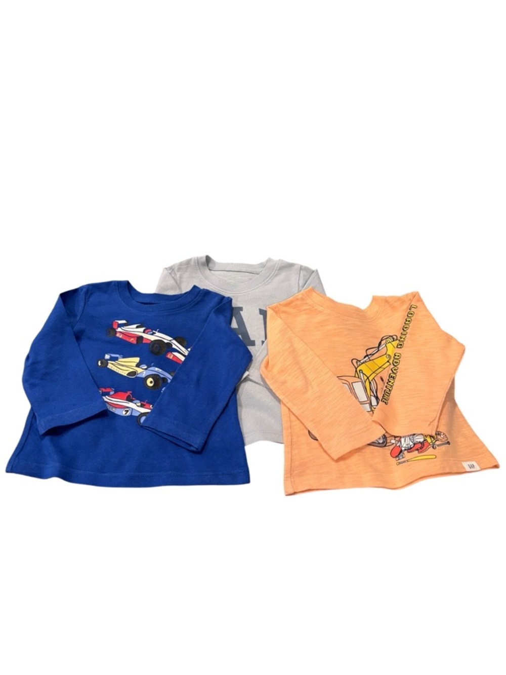 Baby GAP Toddler Boy Long-Sleeve Tee Trio